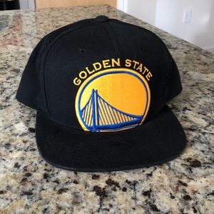 Golden State Warriors NBA Adjustable SnapBack Hat Mitchell and Ness